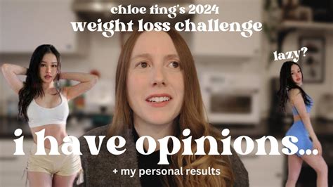 chloe ting weight loss results.